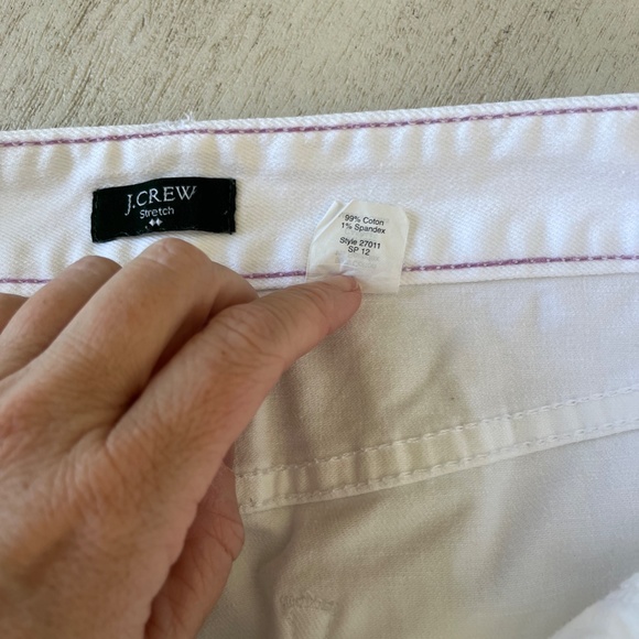 J Crew White Denim Skirt - Picture 2 of 4